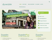 Tablet Screenshot of duwolim.be